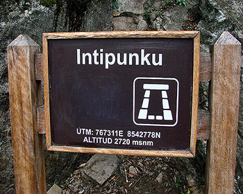 Guia de  Caminhadas guiar a Porta do Sol (Inti Punku)