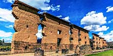 O Templo de Wiracocha em Raqchi