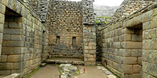 A casa do Inca (residência real) em Machu Picchu