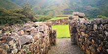Huamanmarca, entrada para a selva de Cusco