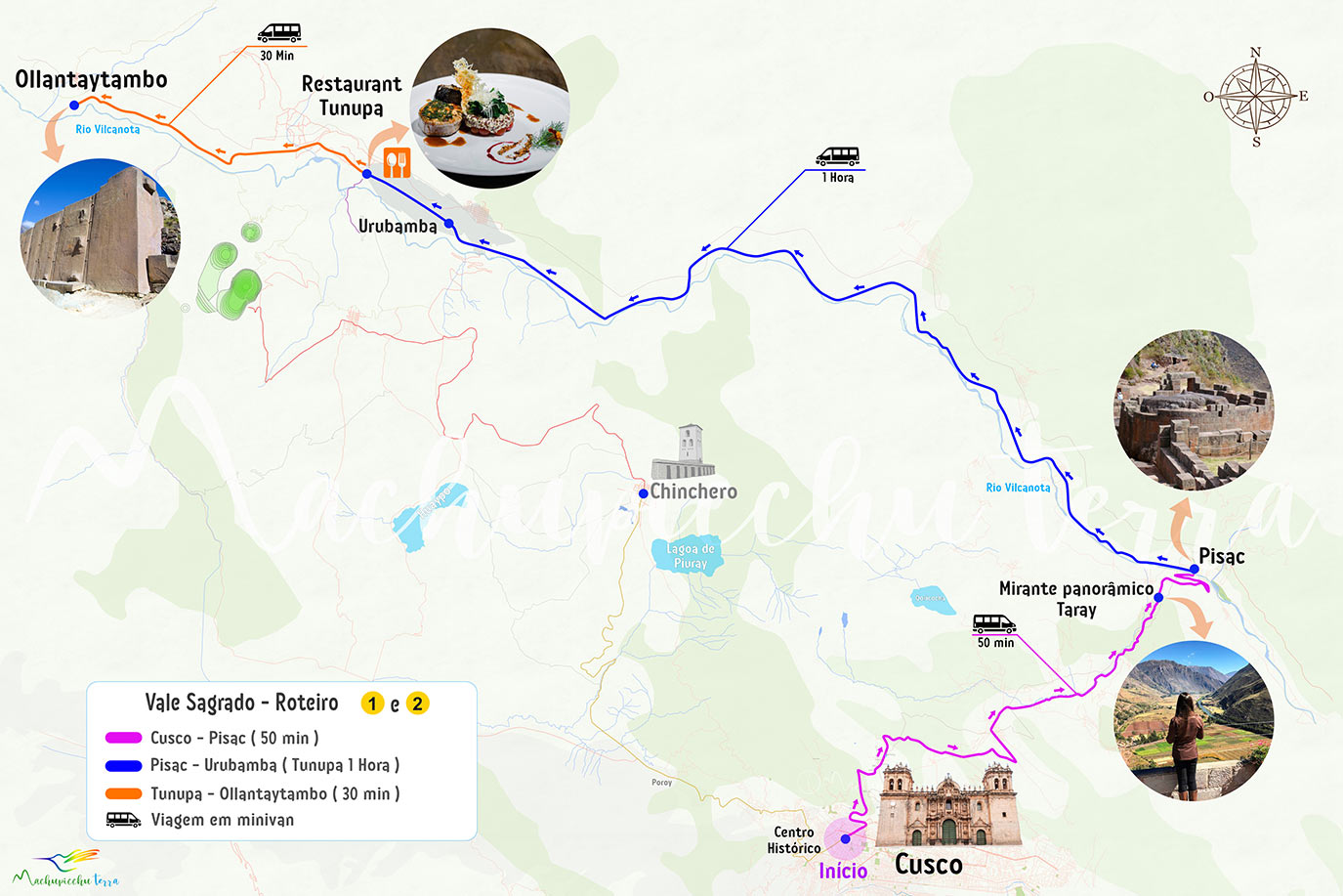 Mapa Valle Sagrado