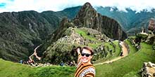 Huayna Picchu e Machu Picchu em dias diferentes